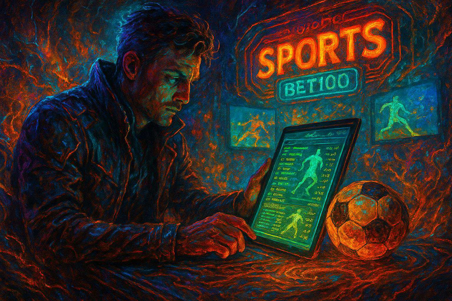 Aposte em apostas esportivas no cassino online BET100